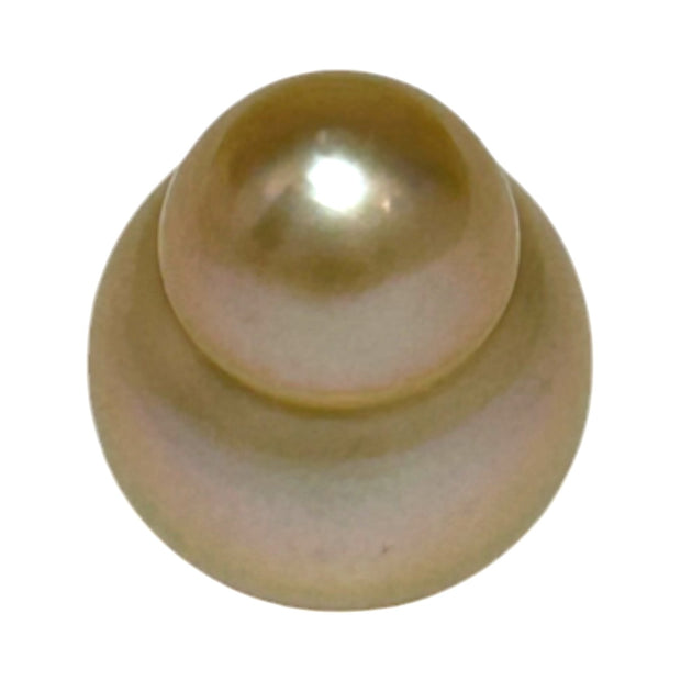 Baroque 12.1 x 15.7mm 15.6 Carats Rich Gold South Sea Loose Pearl