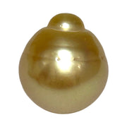 Dazzling Giant 14.9 x 16.8mm 24.7 Carats Rich Gold South Sea Pearl