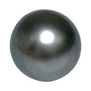 Enchanting 14.6 x 16.6mm 24.7 Carat Tahitian Peacock Grey Green Pearl