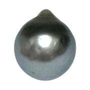 Huge 16.8 Carat 12.9 x 14.9mm Tahitian Peacock Black Green Pearl Loose