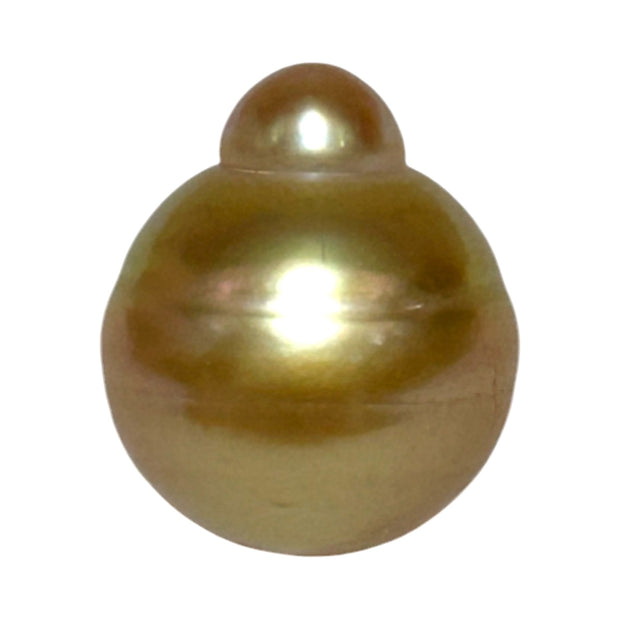 Sllky 14.5 x 17mm 23.3 Carats Gold Philippines South Sea Loose Pearl