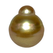 Sllky 14.5 x 17mm 23.3 Carats Gold Philippines South Sea Loose Pearl