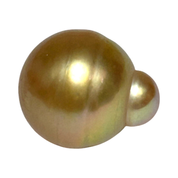 Sllky 14.5 x 17mm 23.3 Carats Gold Philippines South Sea Loose Pearl