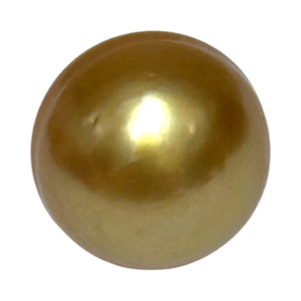 Sllky 14.5 x 17mm 23.3 Carats Gold Philippines South Sea Loose Pearl