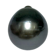 Huge 20.5 Carat 13.9 x 15.4mm Tahitian Peacock Black Green Pearl Loose