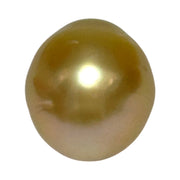 Oval Giant 14.3 x 15.8mm 23.4 Carats Deep Gold South Sea Pearl