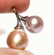 Oval Round 9 -11mm Keshi Purple Peach Pink Cultured 2 Pearl PendantBest Gift for Her! Stunning Oval and Round 9 - 11mm Keshi Natural Purple Peach Pink Color 5A Luster Cultured Double Pearl PendantPENDANT INFORMATIONSpecimen: GenuineCharms & PendantsFine JewelryThe Fine Pearls JewelryOval Round 9 -11mm Keshi Purple Peach Pink Cultured 2 Pearl Pendant