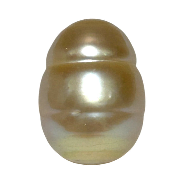 Baroque 12.8 x 17.2mm 18.8 Carats Natural Gold South Sea Loose Pearl (Copy)