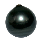 Premier 13.3 x 14.2mm Tahitian South Sea Peacock Black Oval Loose Pearl