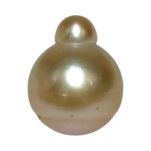 Alluring 26.5 Carat 15.1 x 18.7mm Gold Philippines Sea Loose Pearl