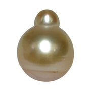 Alluring 26.5 Carat 15.1 x 18.7mm Gold Philippines Sea Loose Pearl