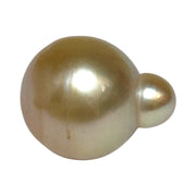 Alluring 26.5 Carat 15.1 x 18.7mm Gold Philippines Sea Loose Pearl