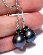 Stunning 10 - 10.5mm Edison Purple Black Blue Round Pearl EarringsBest Gift For Her / Gorgeous 10 - 10.5mm Edison Natural Purple Black Blue Overtone Cultured Round Pearl Dangle Hook EarringsPEARL INFORMATIONPearl Type: Premium EdisEarringsFine JewelryThe Fine Pearls Jewelry5mm Edison Purple Black Blue Round Pearl Earrings