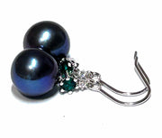 Stunning 10 - 10.5mm Edison Purple Black Blue Round Pearl EarringsBest Gift For Her / Gorgeous 10 - 10.5mm Edison Natural Purple Black Blue Overtone Cultured Round Pearl Dangle Hook EarringsPEARL INFORMATIONPearl Type: Premium EdisEarringsFine JewelryThe Fine Pearls Jewelry5mm Edison Purple Black Blue Round Pearl Earrings