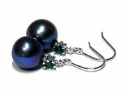 Stunning 10 - 10.5mm Edison Purple Black Blue Round Pearl EarringsBest Gift For Her / Gorgeous 10 - 10.5mm Edison Natural Purple Black Blue Overtone Cultured Round Pearl Dangle Hook EarringsPEARL INFORMATIONPearl Type: Premium EdisEarringsFine JewelryThe Fine Pearls Jewelry5mm Edison Purple Black Blue Round Pearl Earrings