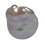 Un-drilled 16.4 x 14 x 22.6mm Keshi Purple Lavender Rainbow Pearl