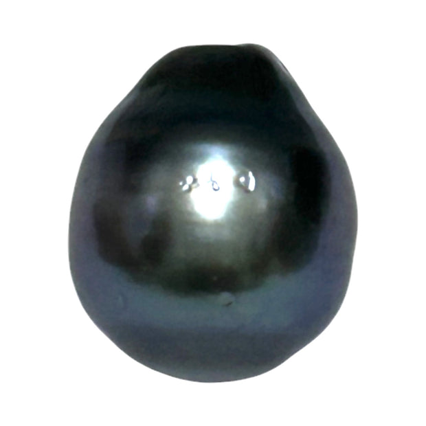 Giant 13.4 x 15.7mm 20 Carats Tahitian Peacock Black Blue Loose Pearl