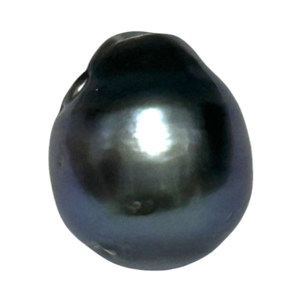 Giant 13.4 x 15.7mm 20 Carats Tahitian Peacock Black Blue Loose Pearl