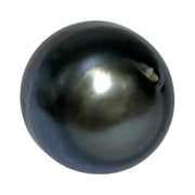 Giant 13.4 x 15.7mm 20 Carats Tahitian Peacock Black Blue Loose Pearl