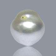 Baroque 13.3 x 14.1mm 17 Carats Australian South Sea White Pearl Loose