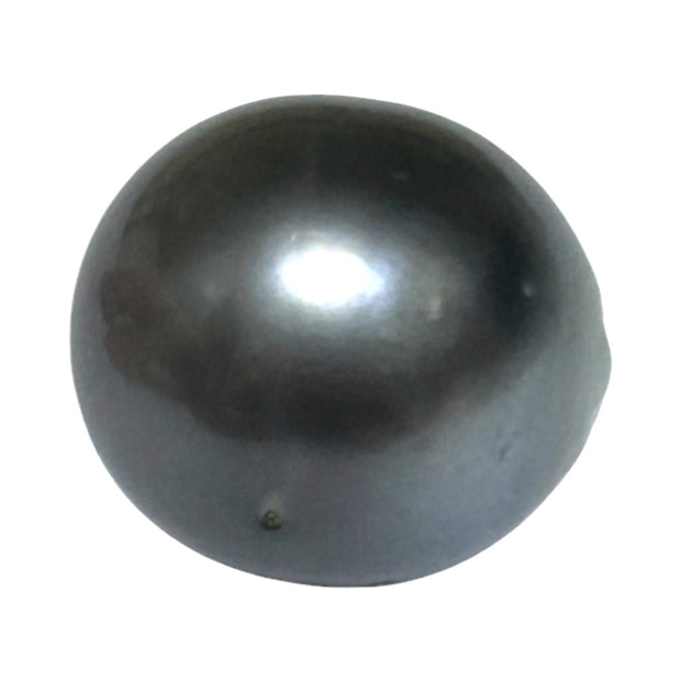 Egg Round 29 Carat 15.4 x 17mm Tahitian Sea Peacock Gray Blue Pearl