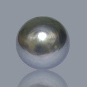 Huge 23.4 Carat 14.4 x 16.4mm Tahitian Peacock Black Green Loose Pearl