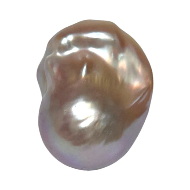 Giant Un-Drilled 20 x 15.4 x 25.8mm Keshi Purple Rose Pink Loose Pearl