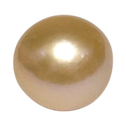 Giant 14.8 x 15.9mm Peach Pink Round Edison Un-Drilled Pearl Loose