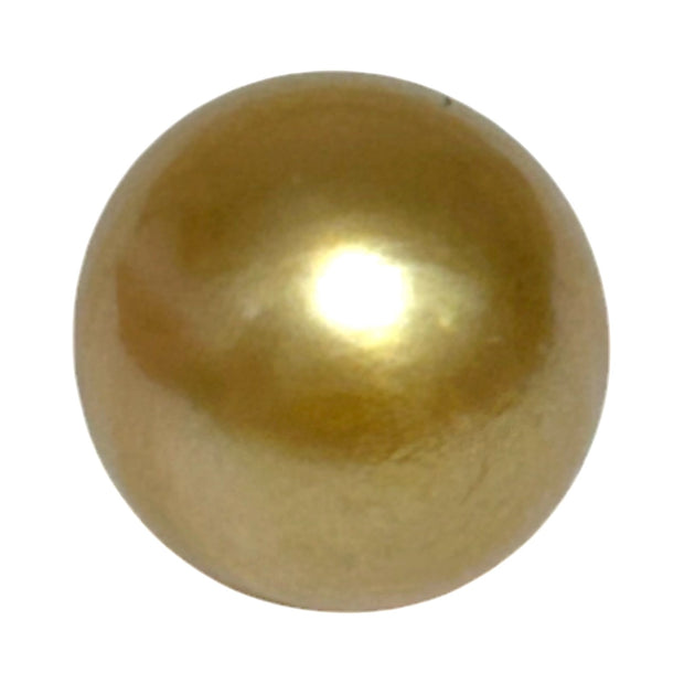 Huge Pear 13 x 16.1mm 18.7 Carats Rich Gold South Sea Pearl Loose