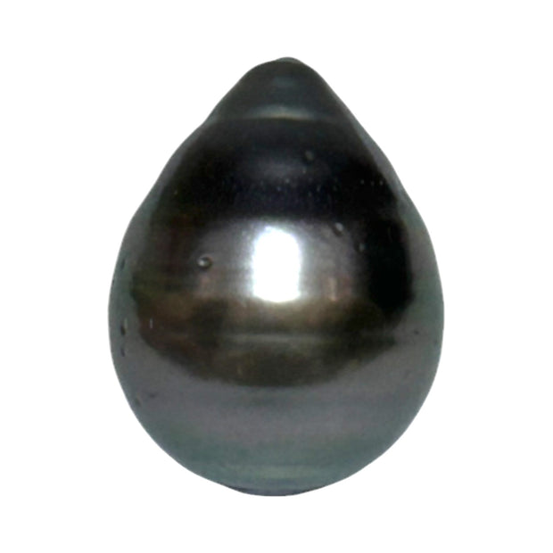 Oval 13.2 x 17mm 19 Carat Tahitian Peacock Black Green Loose Pearl