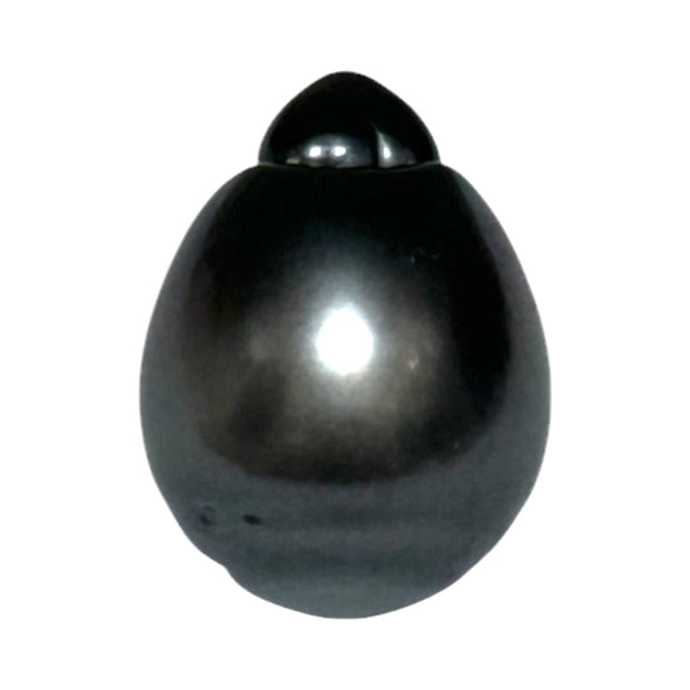 Dazzling 12.7 x 16.8mm 18.3 Carats Tahitian Peacock Black Green Pearl