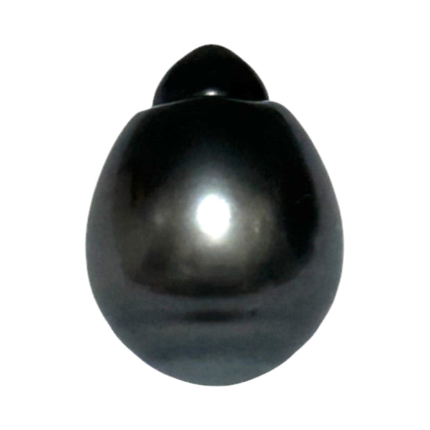 Dazzling 12.7 x 16.8mm 18.3 Carats Tahitian Peacock Black Green Pearl