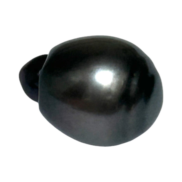 Dazzling 12.7 x 16.8mm 18.3 Carats Tahitian Peacock Black Green Pearl