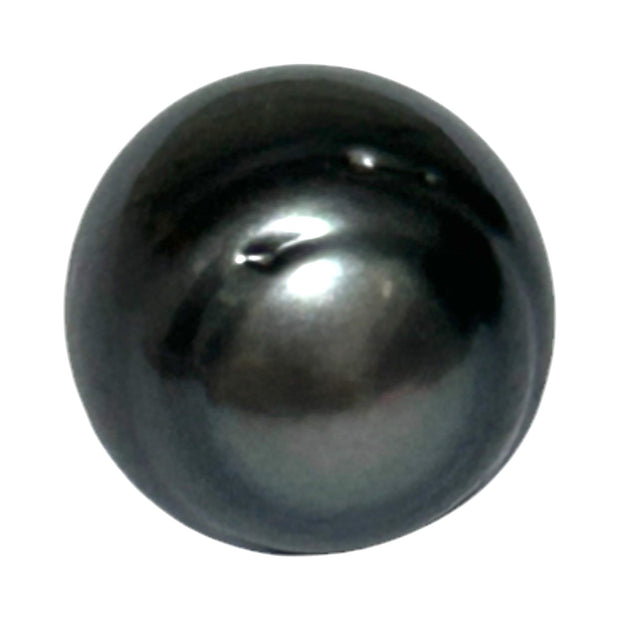 Dazzling 12.7 x 16.8mm 18.3 Carats Tahitian Peacock Black Green Pearl