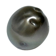 Resinating 11.8 x 13.2mm 12.8 Carats Tahitian Peacock Steel Grey Pearl