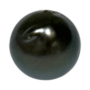 Monumental 13.2 x 14.5mm 17.3 Carat Tahitian Natural Black Green Pearl