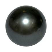 Monumental 13.2 x 14.5mm 17.3 Carat Tahitian Natural Black Green Pearl