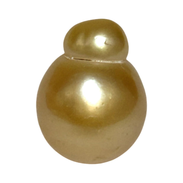 Majestic 13.9 x 18.2mm Rich Golden Philippines Sea Loose Pearl