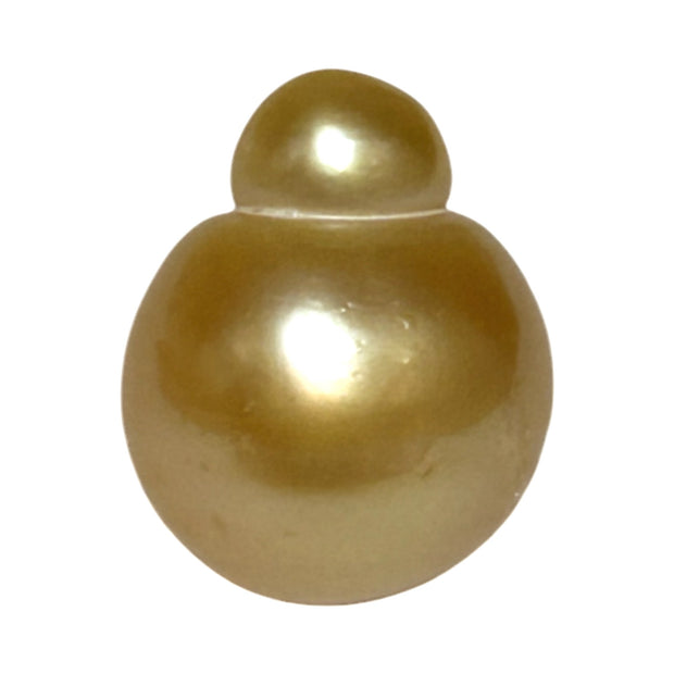 Majestic 13.9 x 18.2mm Rich Golden Philippines Sea Loose Pearl