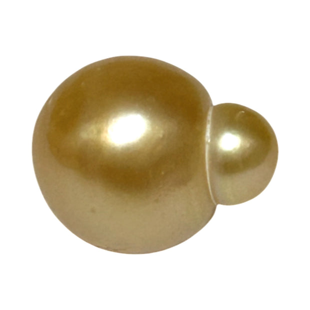 Majestic 13.9 x 18.2mm Rich Golden Philippines Sea Loose Pearl