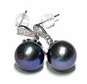 Round Edison 10 -10.5mm Purple Black Blue Pearl Dangle EarringsGorgeous 10 -10.5mm Edison Natural Purple Black Blue Cultured Round Pearl Handmade Dangle Earrings / Best For Gift
PEARL INFORMATION

Pearl Type: Genuine Edison CultEarringsFine JewelryThe Fine Pearls Jewelry5mm Purple Black Blue Pearl Dangle Earrings