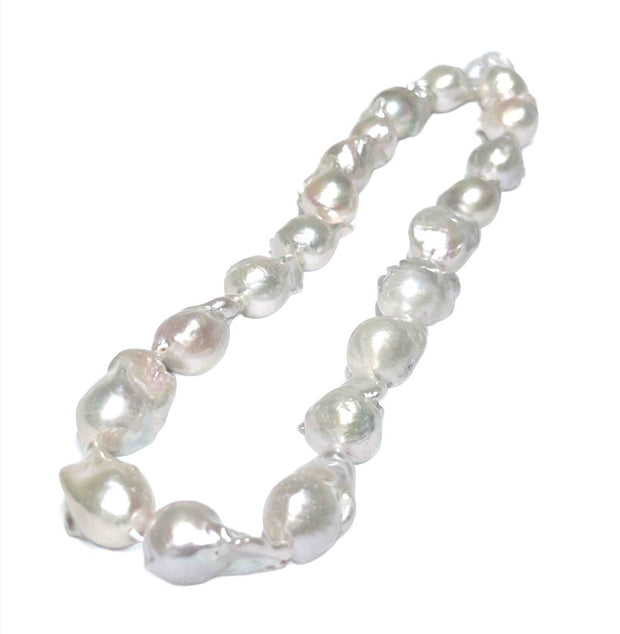 Baroque 14 - 24mm 20 pcs White Pink Tone Cultured Keshi Pearl 16" StraGorgeous Special Baroque 14 - 24mm 20 pcs. Natural White Hints Pink Tones Cultured Keshi Kasum Pearl 16" Strand - For Making 18" Necklace / Best Gift For Her

PEARL NecklacesFine JewelryThe Fine Pearls JewelryBaroque 14 - 24mm 20 pcs White Pink Tone Cultured Keshi Pearl 16" Strand