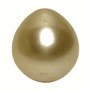 Silky 13.4 x 14.7mm 18 Carats Natural Gold South Sea Loose Pearl