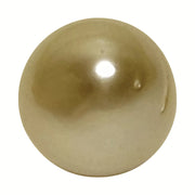 Silky 13.4 x 14.7mm 18 Carats Natural Gold South Sea Loose Pearl