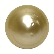 Silky 13.4 x 14.7mm 18 Carats Natural Gold South Sea Loose Pearl