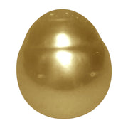 Giant Oval 14.1 x 16.2mm 23 Carats Luster Gold South Sea Loose Pearl