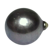 Smooth 11.7 x 13.2mm 14.2 Carats Tahitian Peacock Middle Gray Pearl