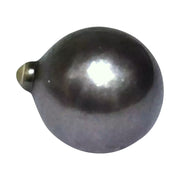 Smooth 11.7 x 13.2mm 14.2 Carats Tahitian Peacock Middle Gray Pearl