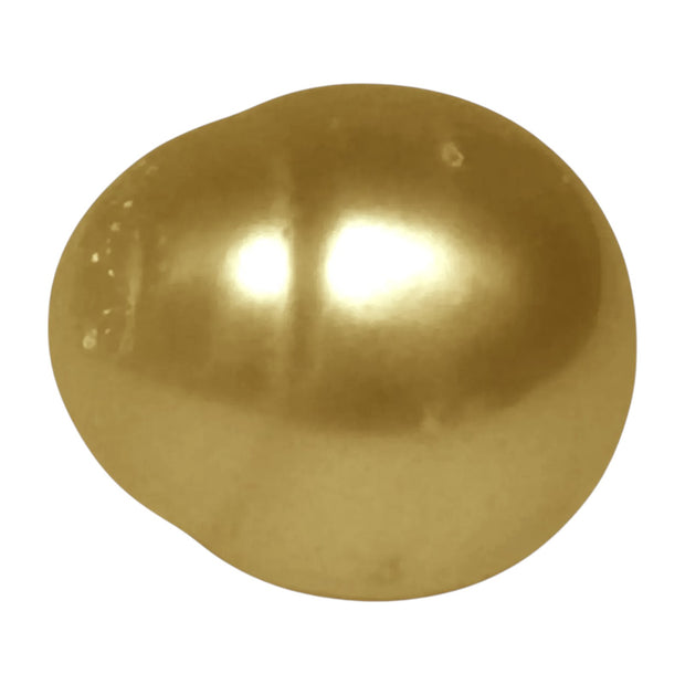 Giant Oval 14.1 x 16.2mm 23 Carats Luster Gold South Sea Loose Pearl