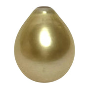 Huge Pear 13 x 16.1mm 18.7 Carats Rich Gold South Sea Pearl Loose